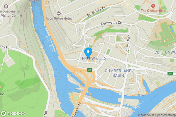 Map location for Albermarle Row, BRISTOL, BS8 4LY