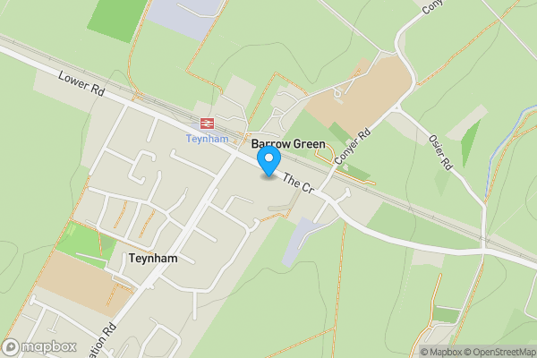Map location for 14 The Crescent, Barrow Green, Teynham, Sittingbourne, ME9 9EL