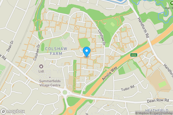 Map location for 16 Appleton Walk, Colshaw Farm, Wilmslow, Cheshire, SK9 2HN