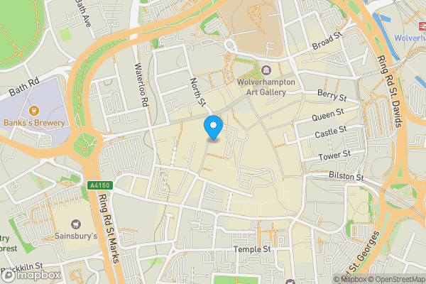 Map location for 10 Victoria Street, Wolverhampton, West Midlands, WV1 3NP