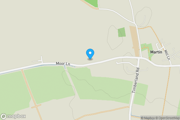 Map location for 32 Moor Lane, Martin, Lincoln, Lincolnshire, LN4 3RB