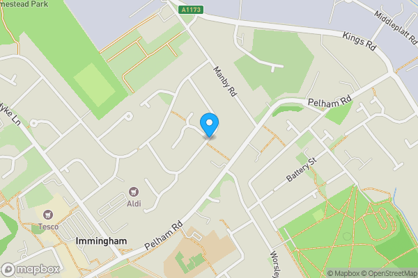Map location for Ferndown Drive, IMMINGHAM, South Humberside, DN40 2LP
