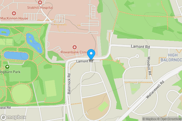 Map location for Land at Balornock Road, Balornock, Glasgow, G21 3UL