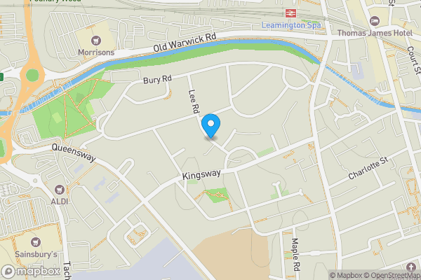 Map location for Lee Road, Leamington Spa, Warwickshire, CV31 3JQ