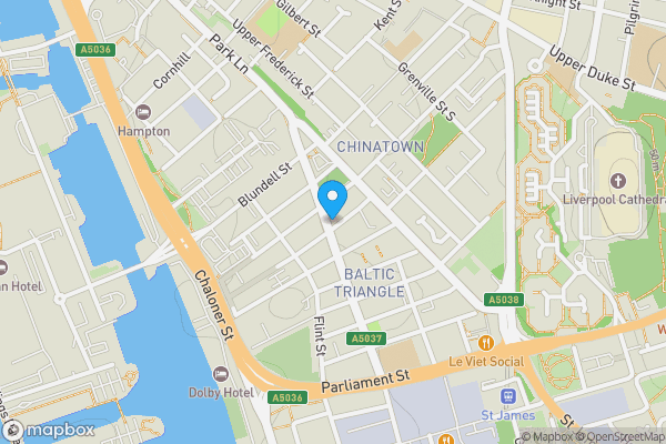 Map location for Apartment 5, 21 Jamaica Street, Liverpool L1 0AA