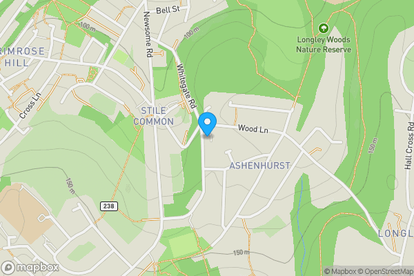 Map location for Newsome Care Home, 1 Tunnacliffe Road, Huddersfield, West Yorkshire, HD4 6QQ