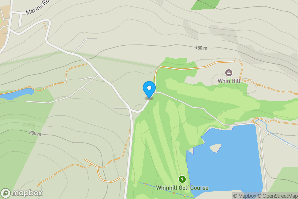 Map location for Whinhill Radio Mast Site, Beith Road, Greenock, PA16 9LN