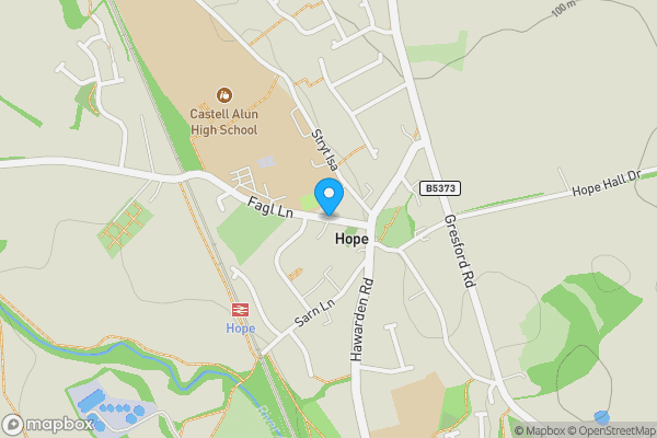 Map location for Land off, Fagl Lane, Hope, Flintshire, LL12 9PY