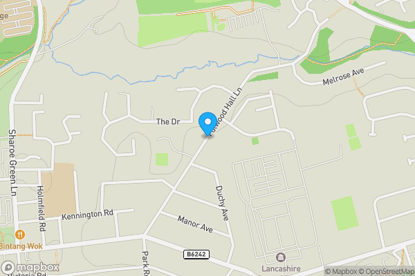 Map location for Luxury Development Scheme, Preston Golf Club Land, Fulwood Hall Lane, Fulwood, Preston, Lancashire, PR2 8DD
