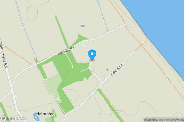 Map location for Clover Garth, Taylor Lane, Holmpton, East Yorkshire, HU19 2QZ