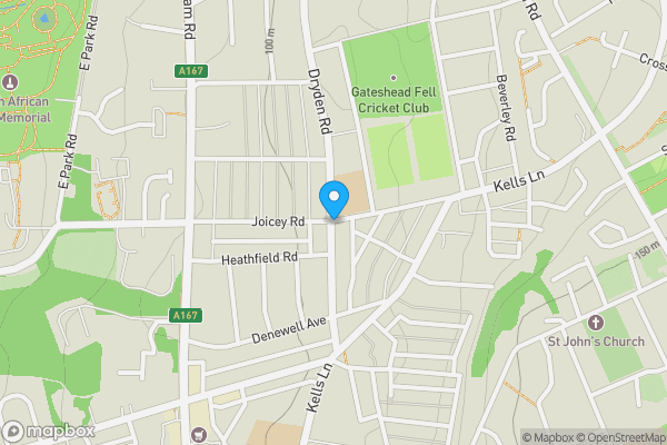 Map location for Ashfield Court, 9 Joicey Road, Gateshead, Tyne and Wear, NE9 5FD