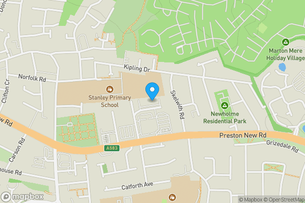 Map location for Unit 14-17, Metropolitan Business Park, Preston New Road, Blackpool, Lancashire FY3 9LT