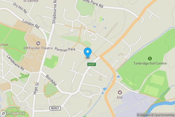 Map location for 42 Castle Court, Hadlow Road, Tonbridge, Kent, TN9 1QU