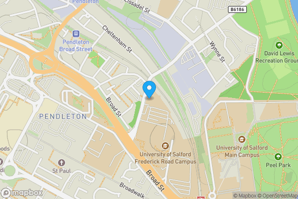 Map location for The Campus Block A, Salford, Lancashire, M6 6GZ