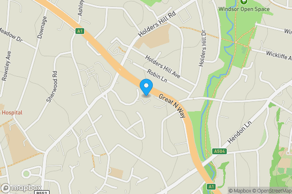 Map location for Flat 20 Westchester Court, Westchester Drive, London, NW4 1RB