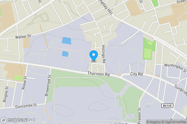 Map location for Fearnsides Street, Bradford, West Yorkshire, BD8 8PN