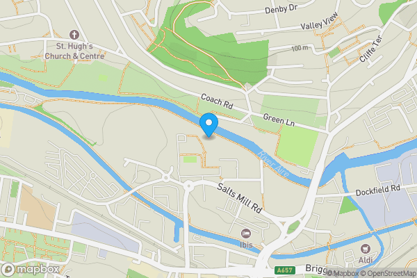 Map location for Apartment 214 VM2, Salts Mill Road, Shipley, BD17 7DD