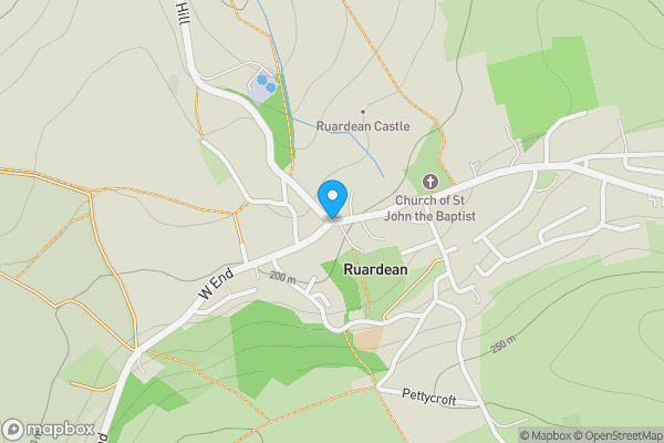 Map location for Melrose, Ruardean Hill, Drybrook, GL17 9AR