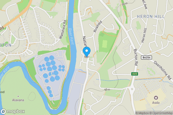 Map location for 37 Natland Road, Kendal, Cumbria, LA9 7LR