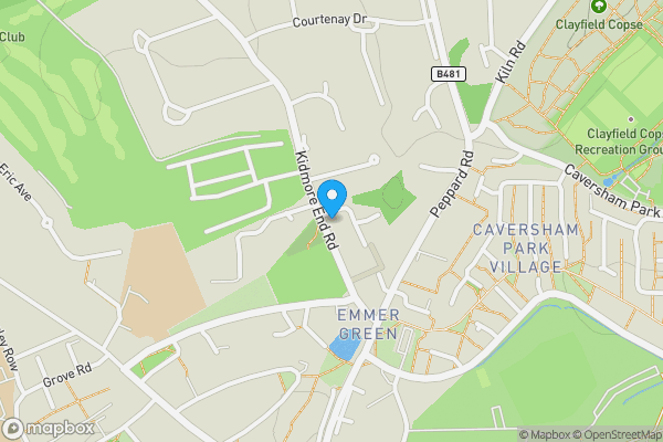 Map location for 72 Kidmore End Road, Emmer Green, Reading, RG4 8SE