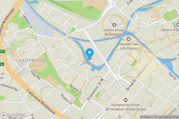 Map location for Liberty Place, 26-38 Sheepcote Street, Birmingham, B16 8JB