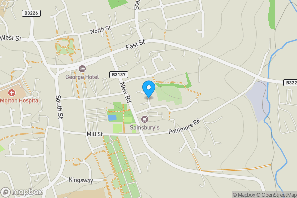 Map location for Land at, The Gavel, South Molton, Devon, EX36 4BP