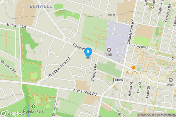 Map location for Flat 75, Benwell Close, Benwell Grange, Newcastle Upon Tyne, NE15 6RZ