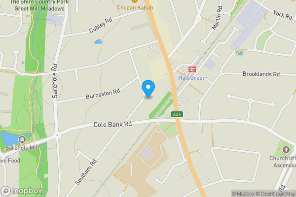 Map location for 45 Southam Road, Hall Green, Birmingham, B28 8DQ