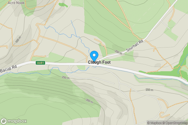 Map location for Woodfield Top Farm, Sourhall Road, Todmorden, West Yorkshire, OL14 7HZ