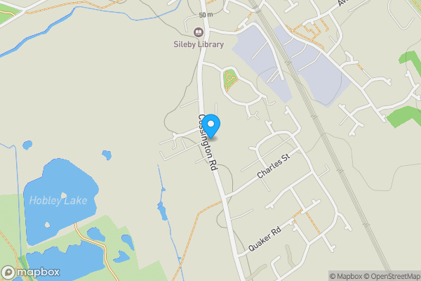 Map location for 111 Cossington Road, Sileby, Loughborough, Leicestershire LE12 7RP