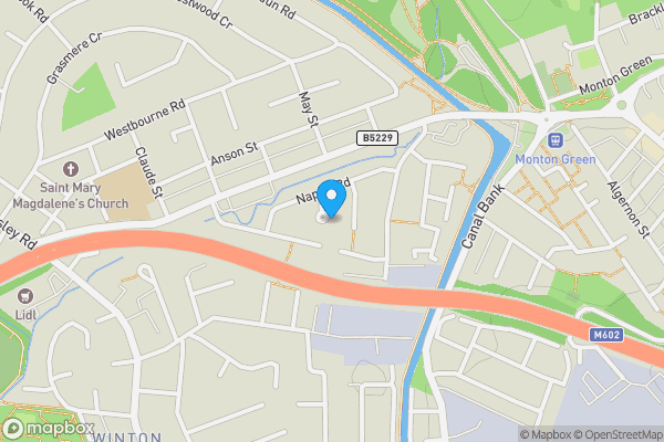 Map location for 6 Garner Drive, Manchester, M30 8AQ
