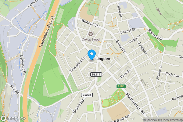 Map location for 13 Ratcliffe Street, Haslingden, BB4 5DE