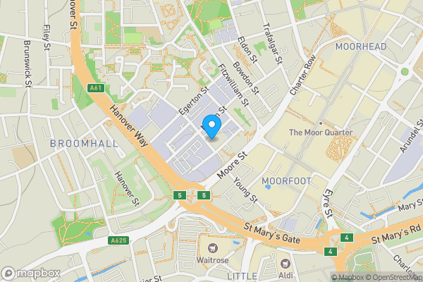 Map location for 85 Headford Street, Sheffield, S3 7BW