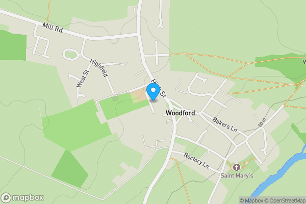 Map location for 60 High Street, Woodford, NN14 4HF