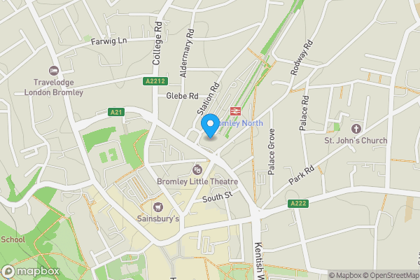 Map location for Northside House, Tweedy Road, Bromley, Kent, BR1 3WA