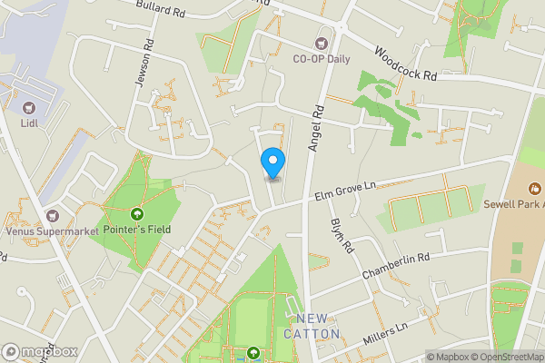 Map location for 18, Rackham Road, NORWICH, Norfolk, NR3 3JG