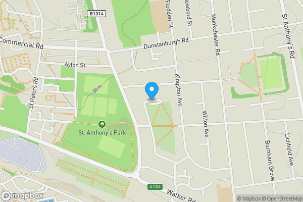 Map location for Relton Avenue, NEWCASTLE UPON TYNE, Tyne and Wear, NE6 2TH