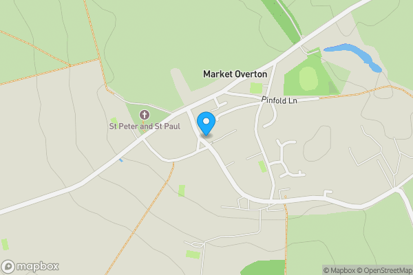 Map location for The Old Forge, 14 Main Street, Market Overton, Rutland, LE15 7PL