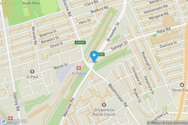 Map location for Land On The South Side Of Selwyn Street, Liverpool, L4 3TW