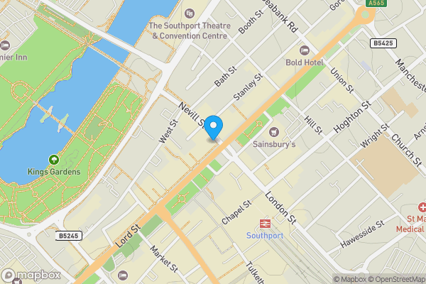 Map location for 367 Lord Street, Southport, Merseyside, PR8 1NH