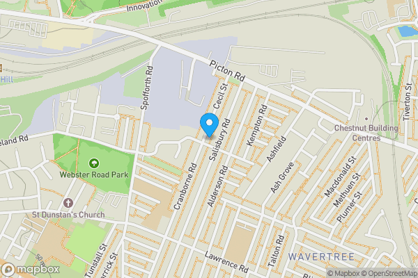 Map location for 63 Cecil Street, Liverpool, Merseyside L15 1HP