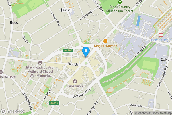 Map location for Shoulder of Mutton, 66 Birmingham Road, Rowley Regis, B65 9BA