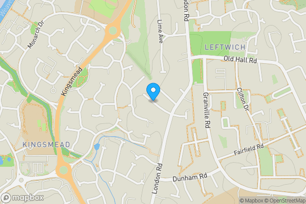 Map location for Graingers Road, Northwich, Cheshire, CW9 8EJ