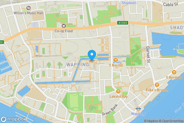 Map location for 77 Discovery Walk, Wapping, London, E1W 2JG