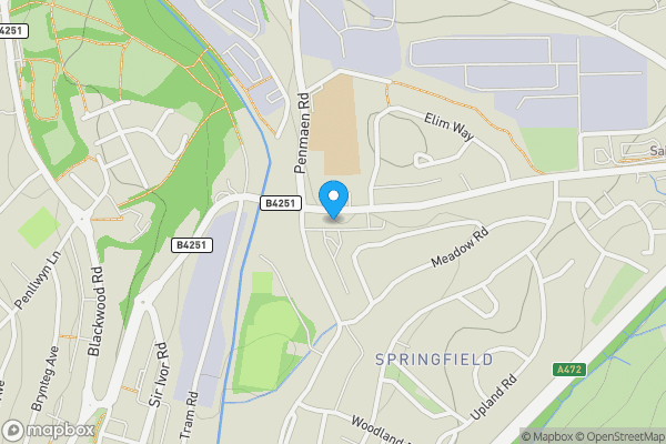 Map location for 17 Newbridge Road, Pontllanfraith, Blackwood, Gwent, NP12 2LB