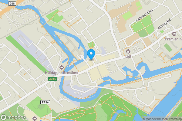 Map location for 10, Market Place, BRENTFORD, Middlesex, TW8 8FL