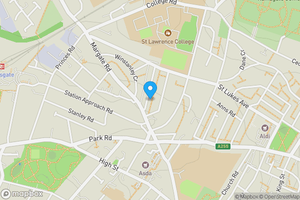 Map location for 21, Alexandra Road, RAMSGATE, Kent, CT11 7HY