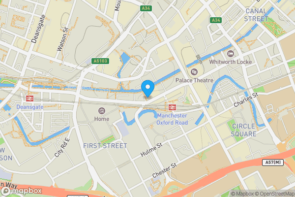 Map location for 41 Whitworth Street West, Southern Gateway, M1 5BD