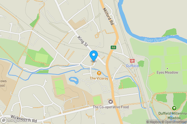 Map location for Tamworth Rise, BELPER, Derbyshire, DE56 4ES