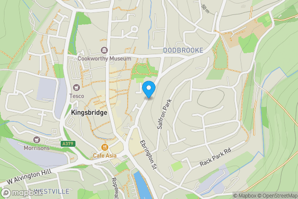 Map location for Bluebell Cottage, 54 Church Street , Kingsbridge , TQ7 1DD 